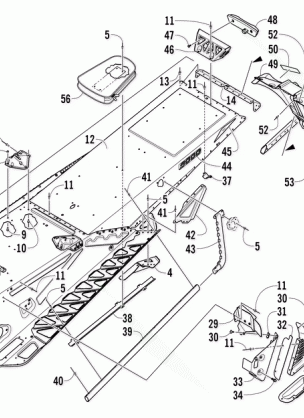 TUNNEL AND SNOWFLAP ASSEMBLY