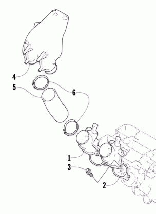 INTAKE MANIFOLD / FLANGE ASSEMBLY