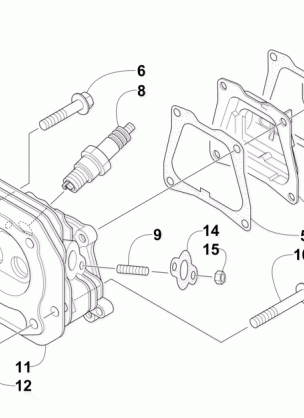 CYLINDER AND AIR BREATHER ASSEMBLY