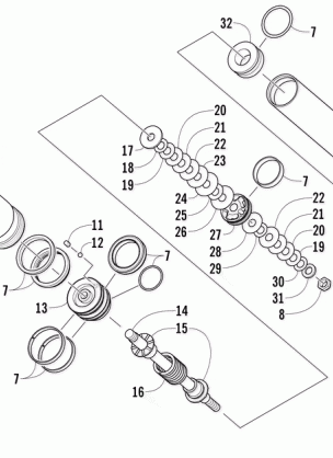 FRONT SUSPENSION SHOCK ABSORBER