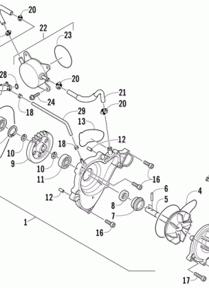 WATER PUMP ASSEMBLY