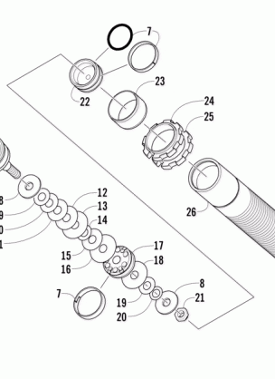 FRONT SUSPENSION SHOCK ABSORBER