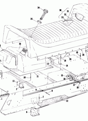 TUNNEL GAS TANK AND SEAT