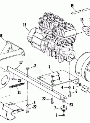 ENGINE MOUNTING PARTS