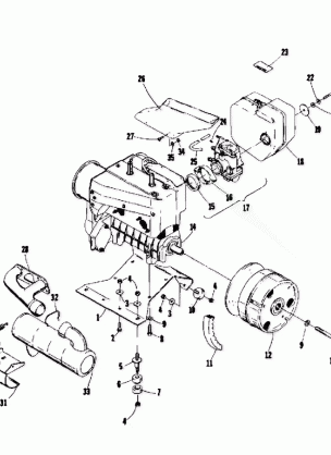 ENGINE AND RELATED PARTS