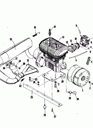 ENGINE MOUNTING PARTS