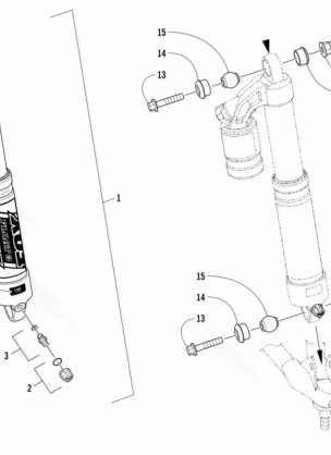 FRONT SUSPENSION SHOCK ABSORBER ASSEMBLY