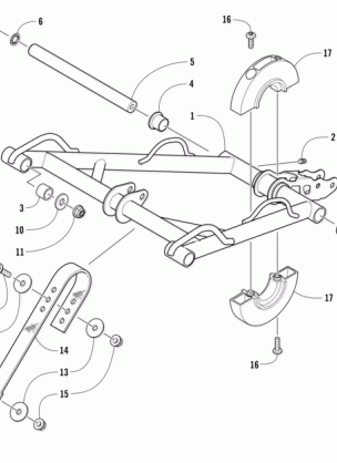 REAR SUSPENSION FRONT ARM ASSEMBLY