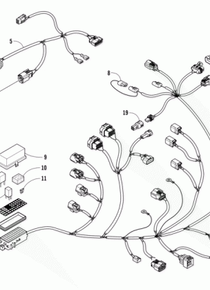 HEADLIGHT AND WIRING ASSEMBLIES