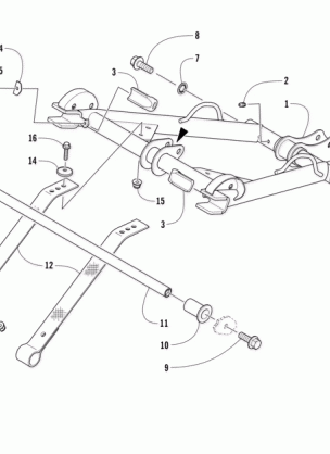 REAR SUSPENSION FRONT ARM ASSEMBLY