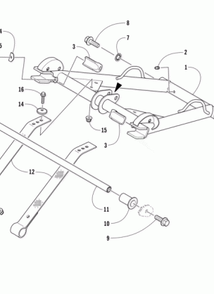 REAR SUSPENSION FRONT ARM ASSEMBLY