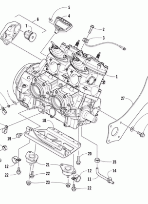 ENGINE AND RELATED PARTS