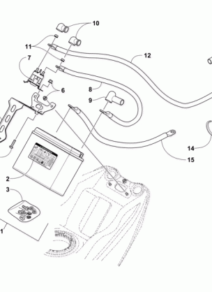 BATTERY AND TRAY ASSEMBLY