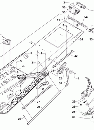 TUNNEL AND SNOWFLAP ASSEMBLY