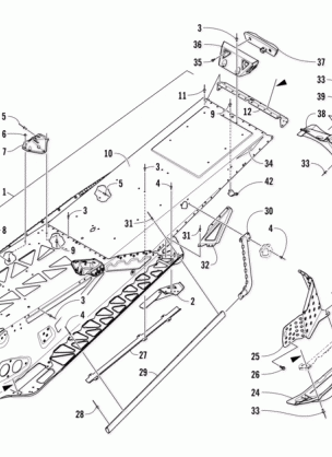 TUNNEL AND SNOWFLAP ASSEMBLY