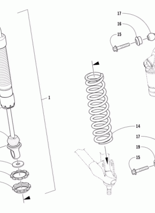 FRONT SUSPENSION SHOCK ABSORBER ASSEMBLY