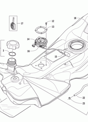 GAS TANK ASSEMBLY