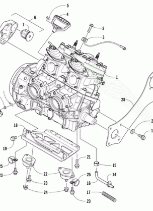 ENGINE AND RELATED PARTS