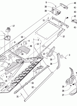 TUNNEL AND SNOWFLAP ASSEMBLY