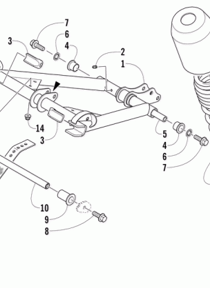 REAR SUSPENSION FRONT ARM ASSEMBLY