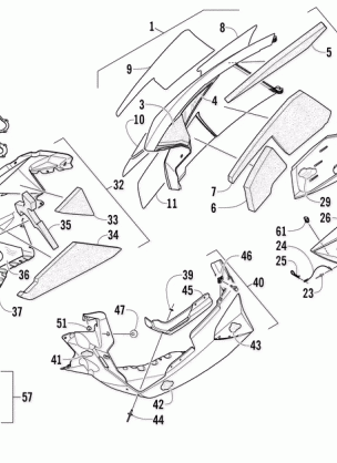 SKID PLATE AND SIDE PANEL ASSEMBLY