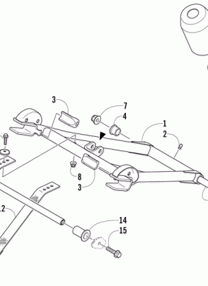 REAR SUSPENSION FRONT ARM ASSEMBLY