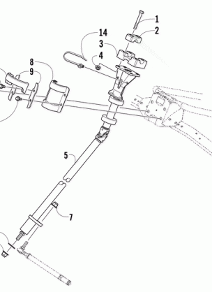 STEERING POST ASSEMBLY