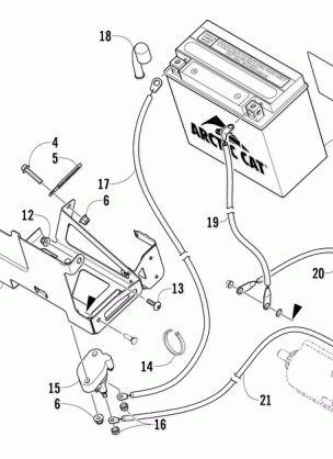 BATTERY AND TRAY ASSEMBLY