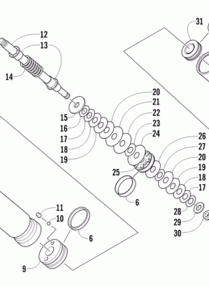 FRONT SUSPENSION SHOCK ABSORBER