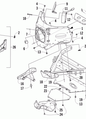 FRONT BUMPER AND FRAME ASSEMBLY