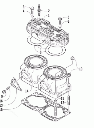 CYLINDER AND HEAD ASSEMBLY