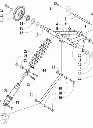 REAR SUSPENSION REAR ARM ASSEMBLY