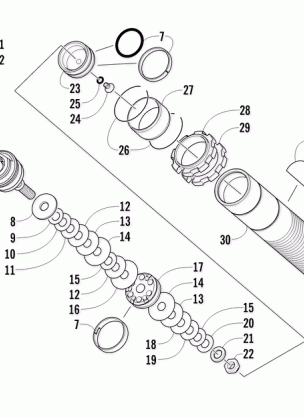 FRONT SUSPENSION SHOCK ABSORBER