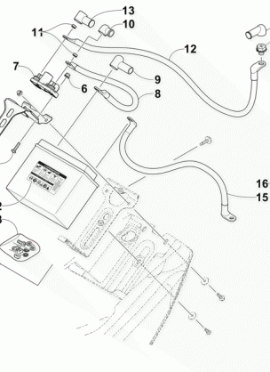 BATTERY AND TRAY ASSEMBLY