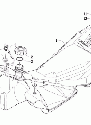 GAS TANK ASSEMBLY