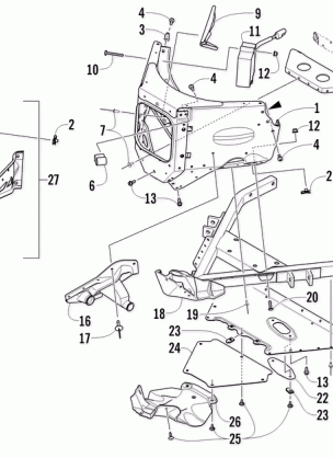 FRONT BUMPER AND FRAME ASSEMBLY