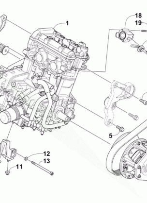 ENGINE AND RELATED PARTS