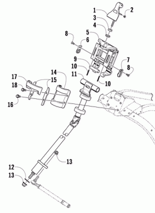 STEERING POST ASSEMBLY