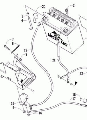 BATTERY AND TRAY ASSEMBLY