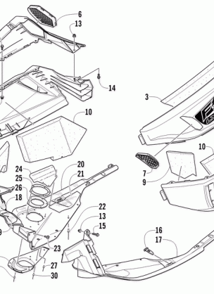 SKID PLATE AND SIDE PANEL ASSEMBLY