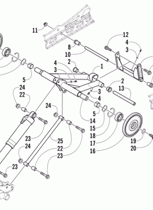 REAR SUSPENSION REAR ARM ASSEMBLY