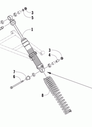 FRONT SUSPENSION SHOCK ABSORBER ASSEMBLY