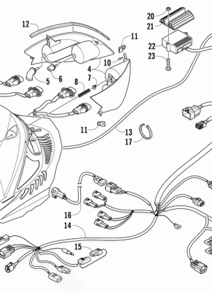 HEADLIGHT INSTRUMENTS AND WIRING ASSEMBLIES