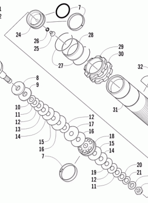 FRONT SUSPENSION SHOCK ABSORBER