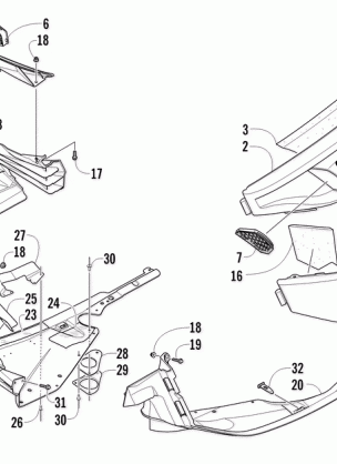 SKID PLATE AND SIDE PANEL ASSEMBLY