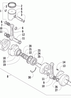 PISTON AND CRANKSHAFT