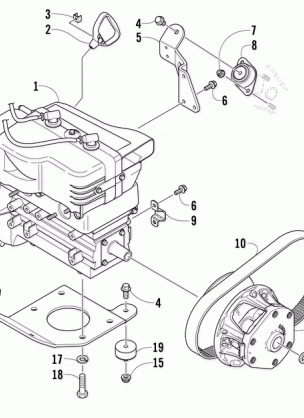 ENGINE AND RELATED PARTS