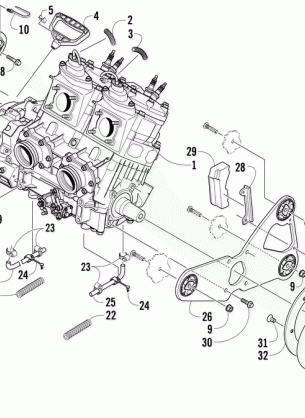 ENGINE AND RELATED PARTS