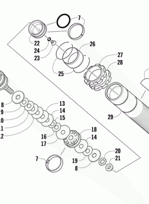 FRONT SUSPENSION SHOCK ABSORBER