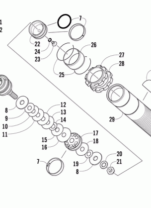 FRONT SUSPENSION SHOCK ABSORBER